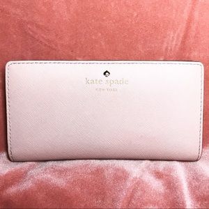 kate spade new york stacy wallet in blush ☺️
